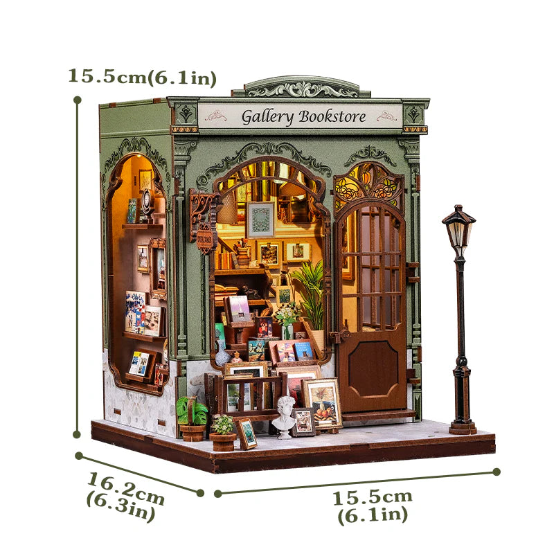 Gallery Bookstore DIY Miniature House