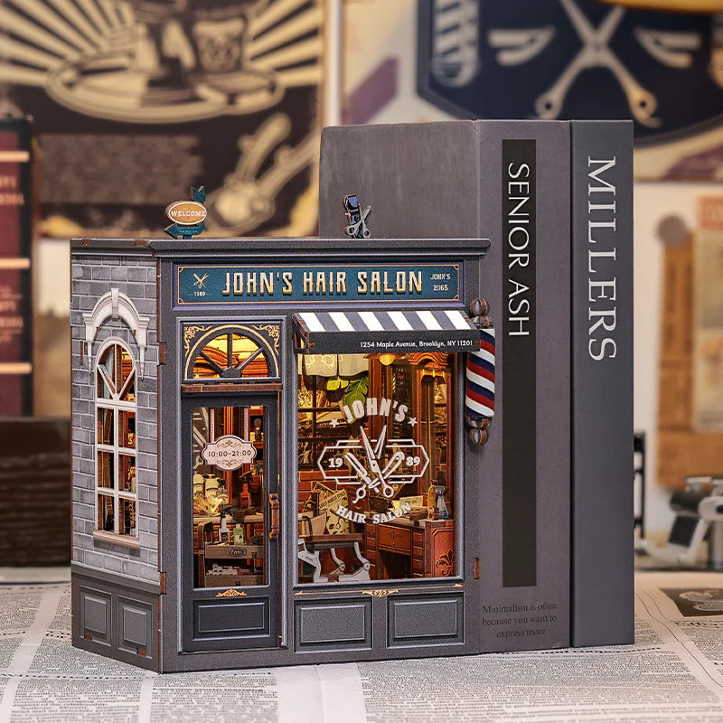 John's Hair Salon DIY Miniature House