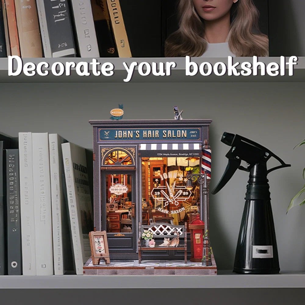 John's Hair Salon DIY Miniature House