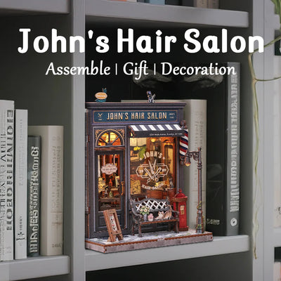 John's Hair Salon DIY Miniature House