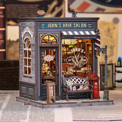 John's Hair Salon DIY Miniature House