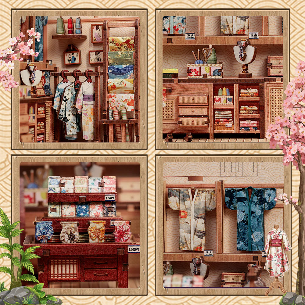 Sakura okimono shop DIY Miniature House