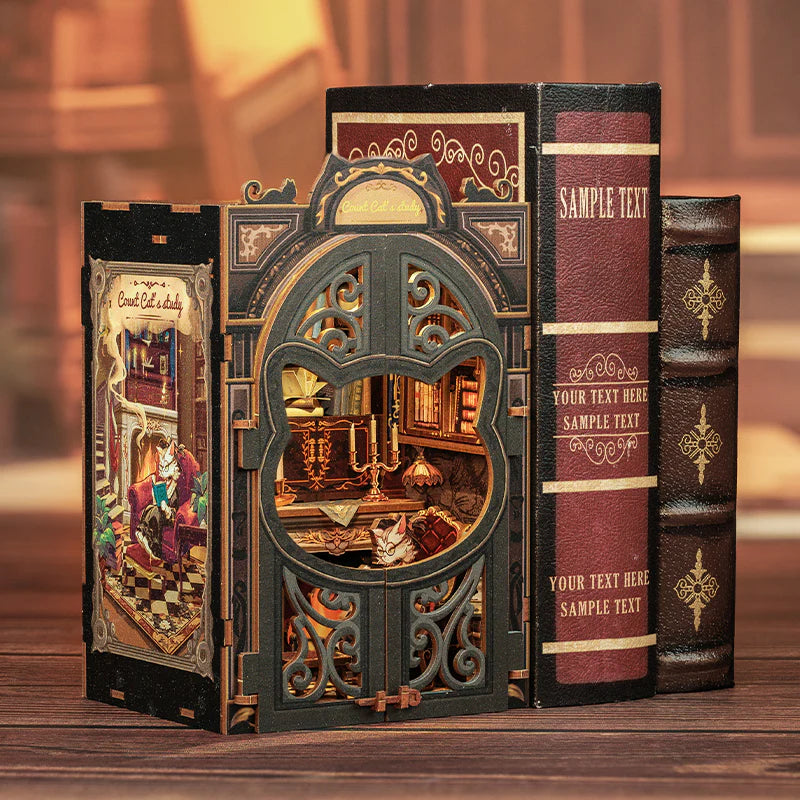 Count Cat's Study Book Nook