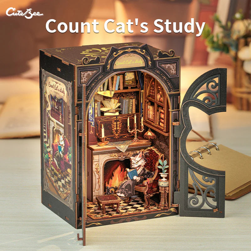 Count Cat's Study Book Nook