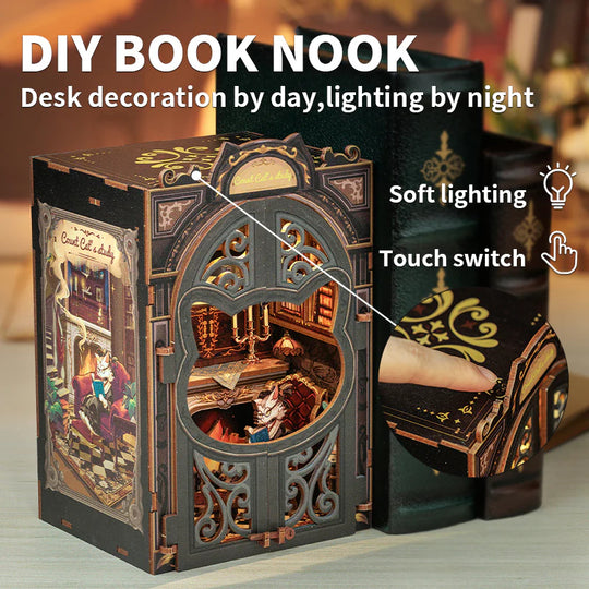 Count Cat's Study Book Nook