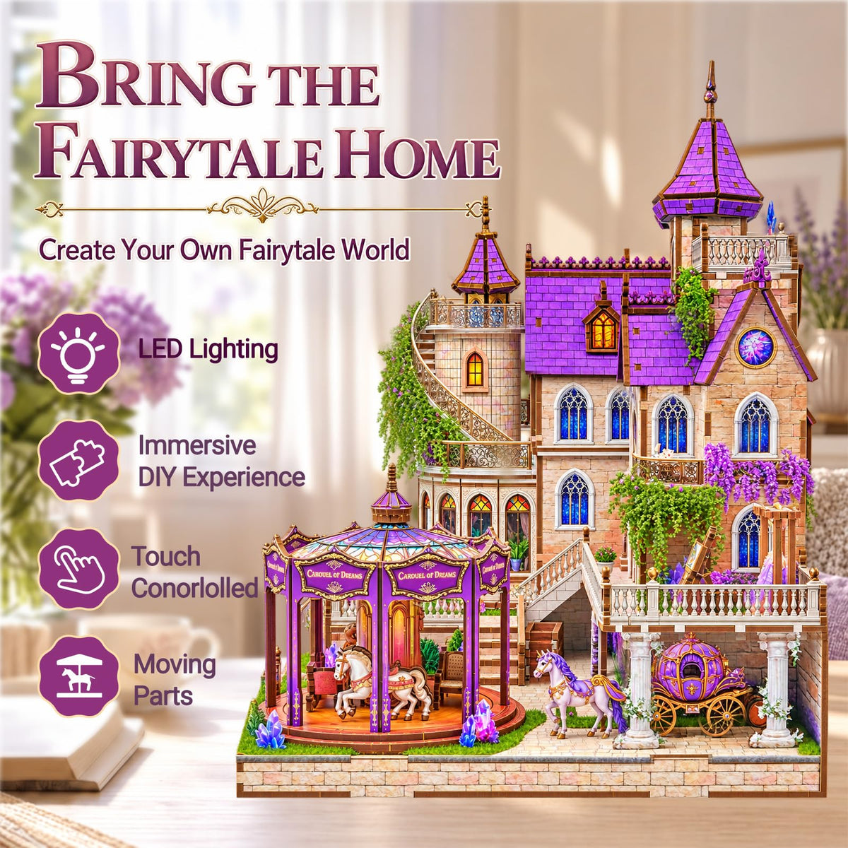 Dreamy Castle 3D Wooden Puzzle