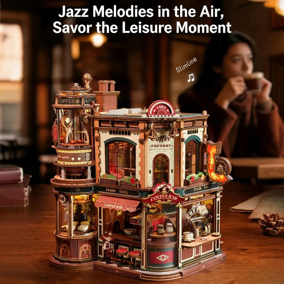 Coffee Bar 3D Wooden Puzzle – surplusfun