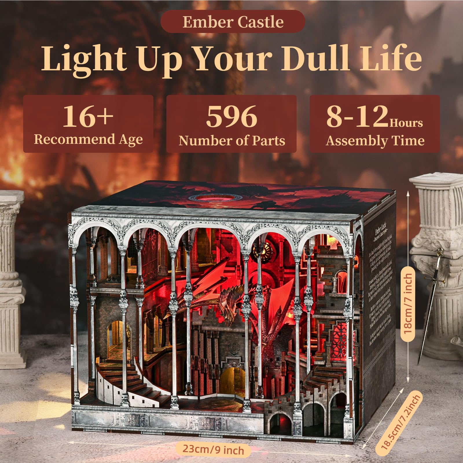 Ember Castle DIY Book Nook