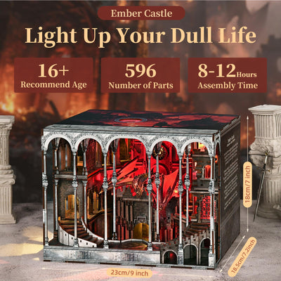 Ember Castle DIY Book Nook