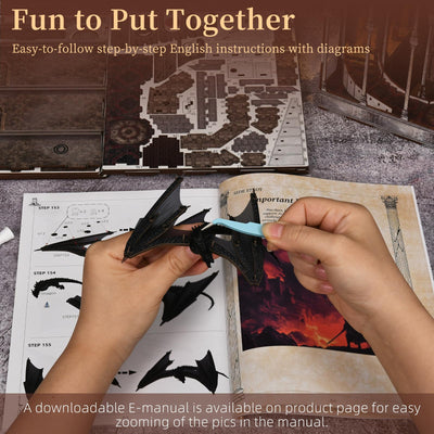 Ember Castle DIY Book Nook