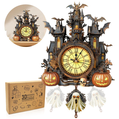 Halloween Clock 3D Puzzles