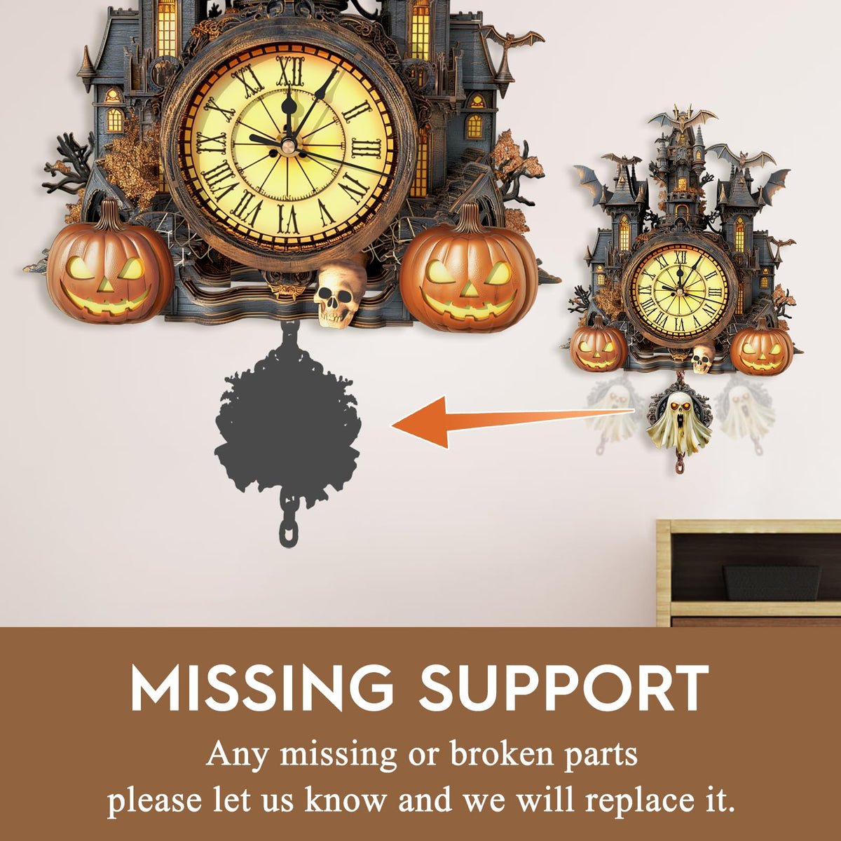Halloween Clock 3D Puzzles