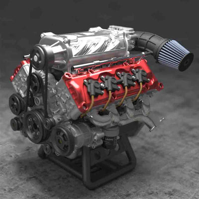 MAD RC DIY V8 Engine Model Kit for Capra VS4-10 Pro