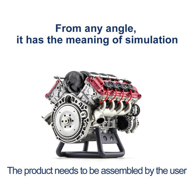 MAD RC DIY V8 Engine Model Kit for Capra VS4-10 Pro