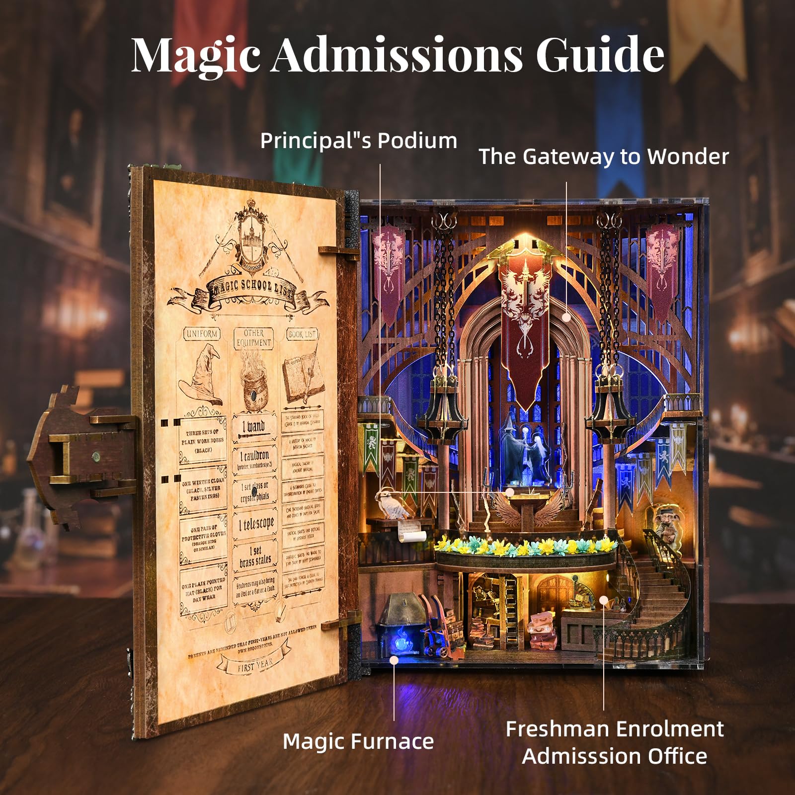 Magic Admissions Guide Book Nook