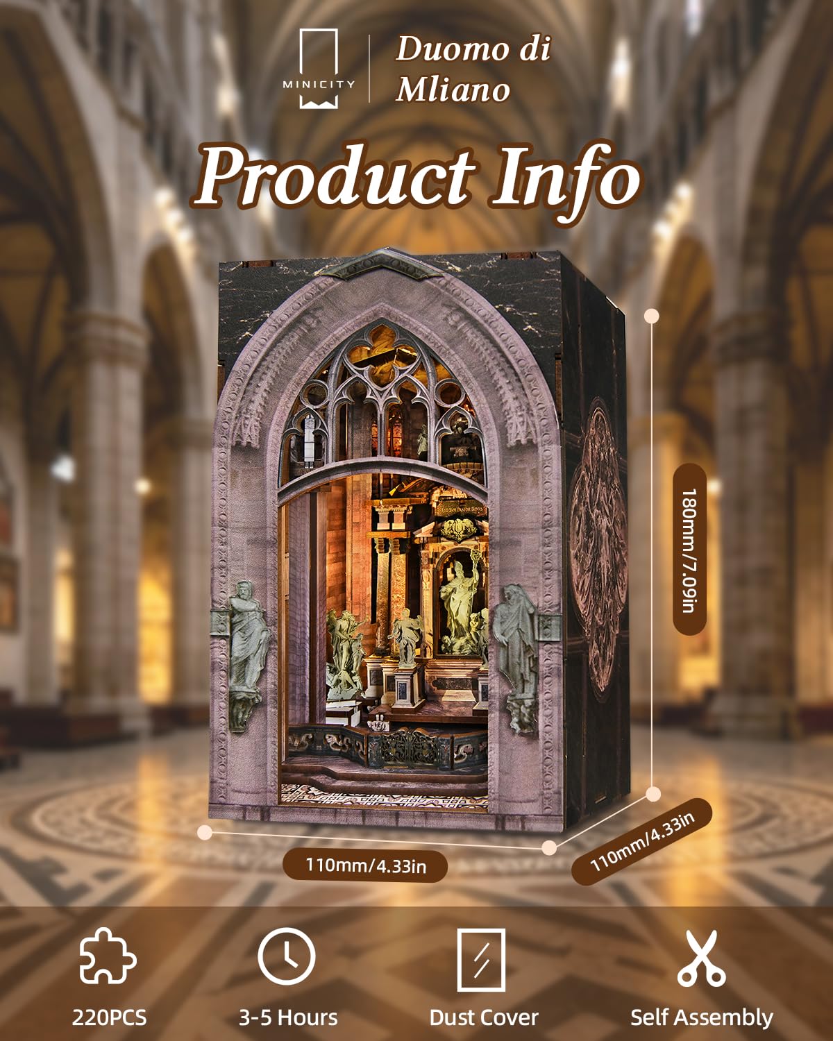 Duomo di Mliano DIY Book Nook
