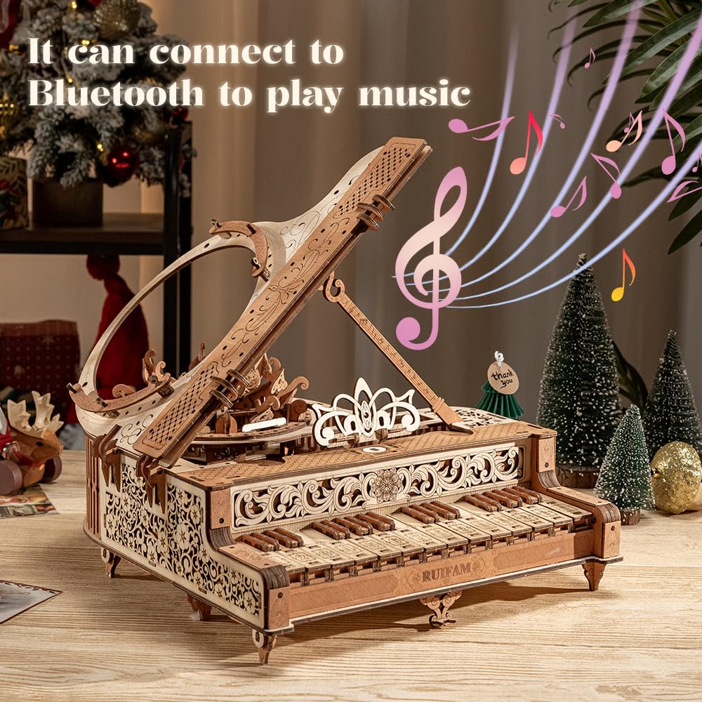Piano Music Box 3D Wooden Puzzle