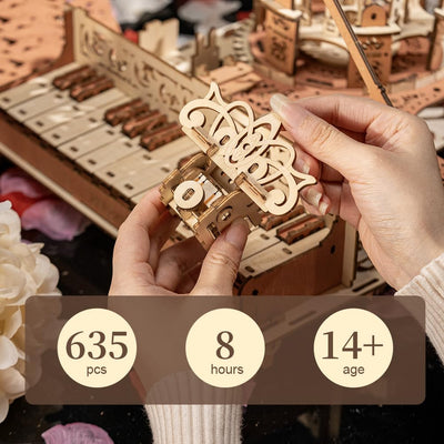 Piano Music Box 3D Wooden Puzzle