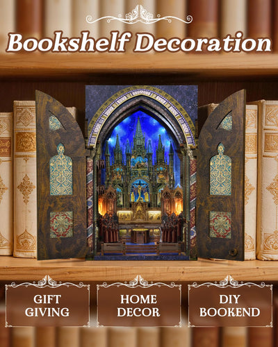 Notre-Dame Bacilica Book Nook Kit