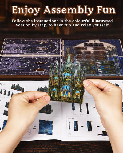 Notre-Dame Bacilica Book Nook Kit