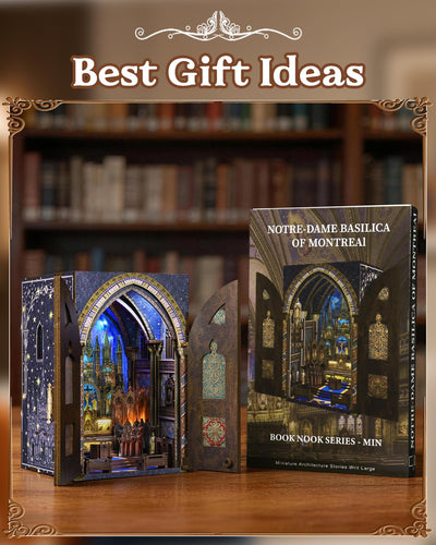 Notre-Dame Bacilica Book Nook Kit