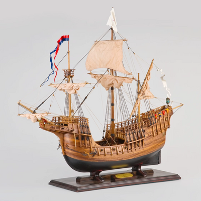 Ragusian Carrack 3D Wooden Ship