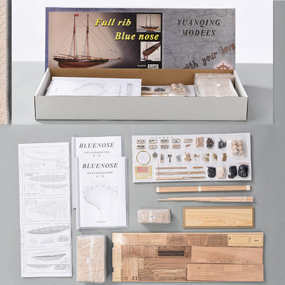 1:72 Full Rib Blue Nose Wooden Ship