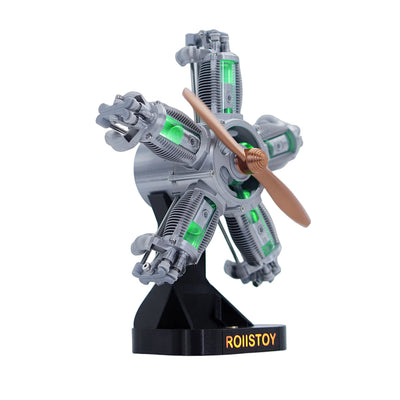 5 Cylinder Radial Engine 3D Model Kit