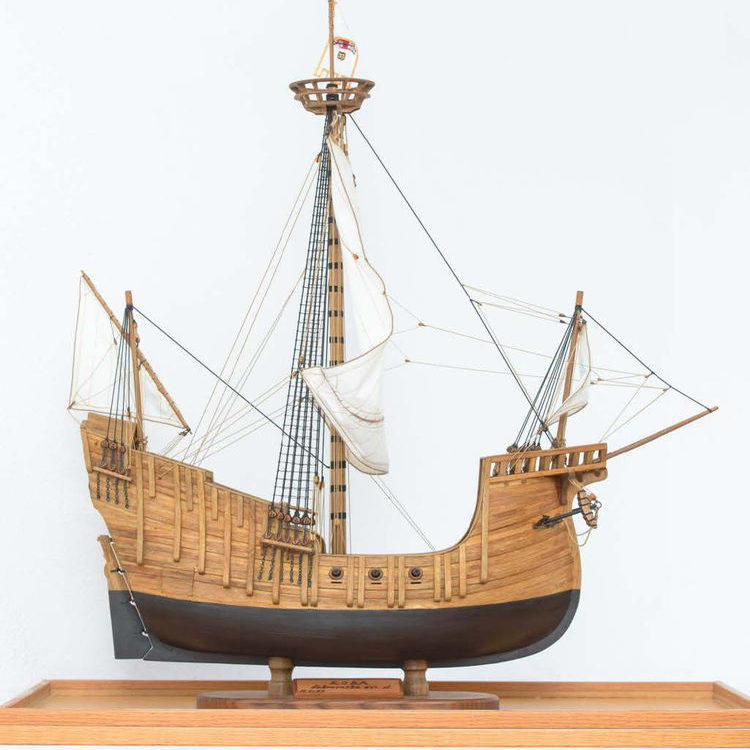 Ragusian Cog 3D Wooden Ship