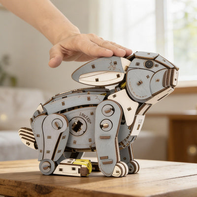 Mechanical Rabbit 3D Wooden Puzzle