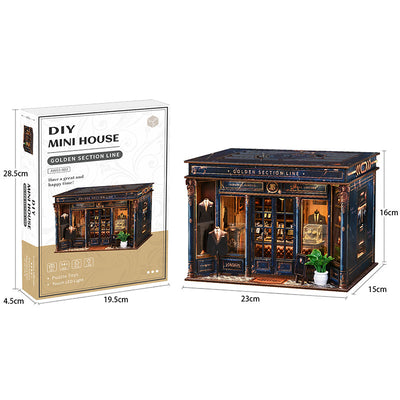 Golden Section Line DIY Miniature House