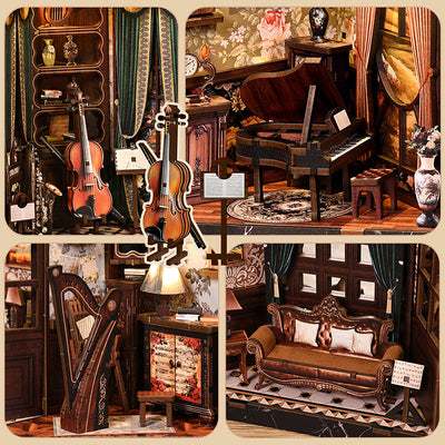 European Melody DIY Miniature House