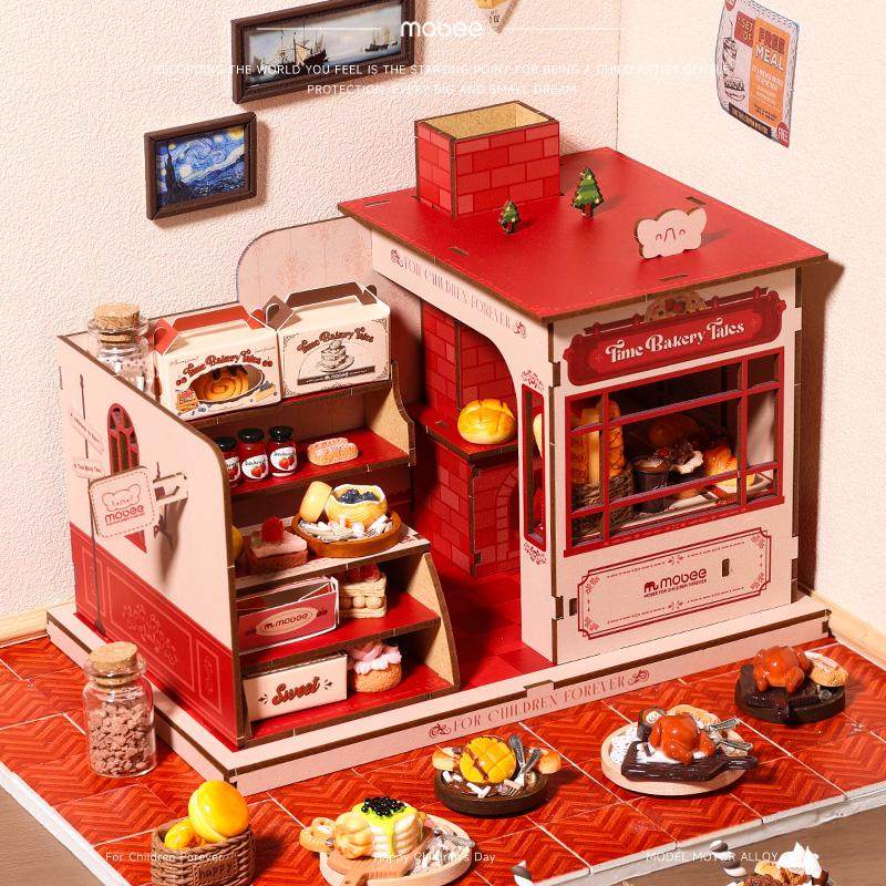 Mini Bakery House DIY Model Kit