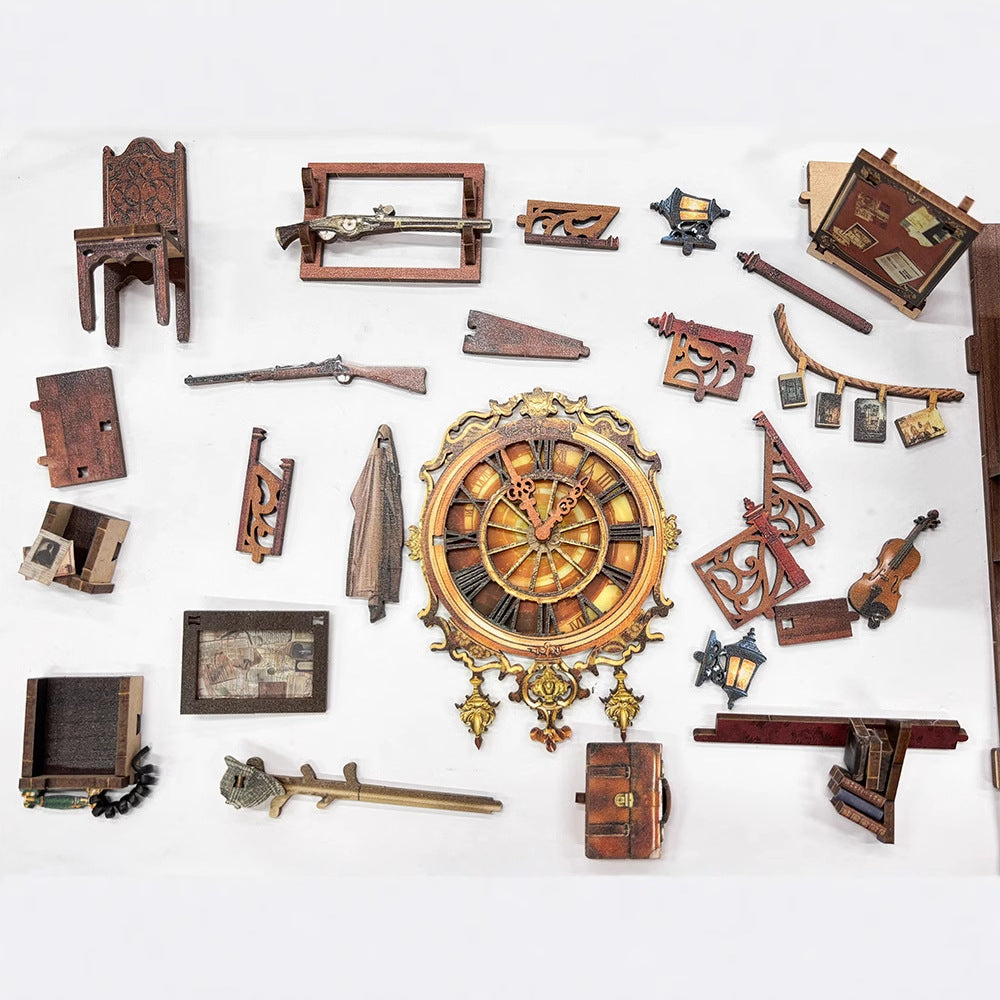 Chiming Shadows Book Nook