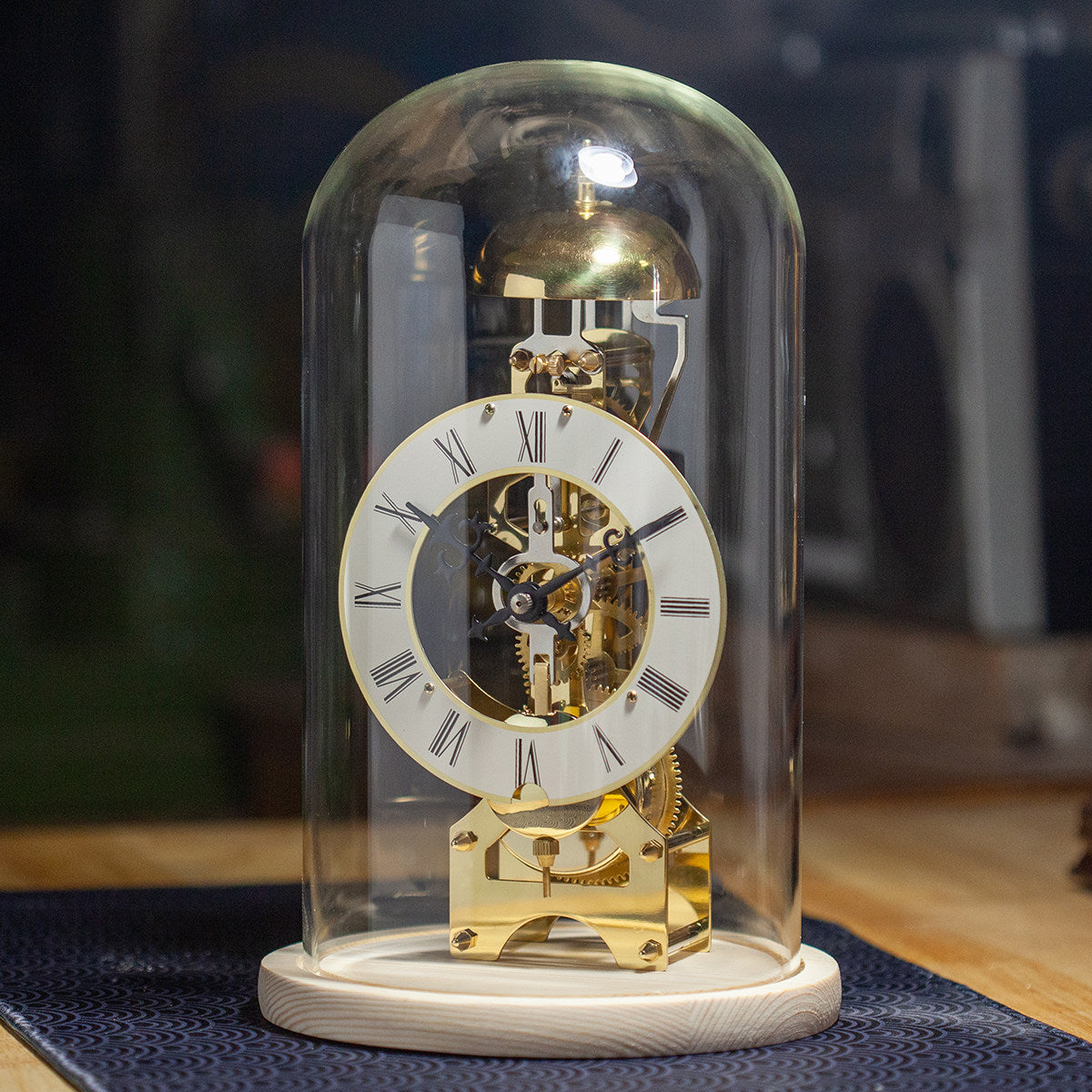Polaris Mechanical Chiming Metal Clock