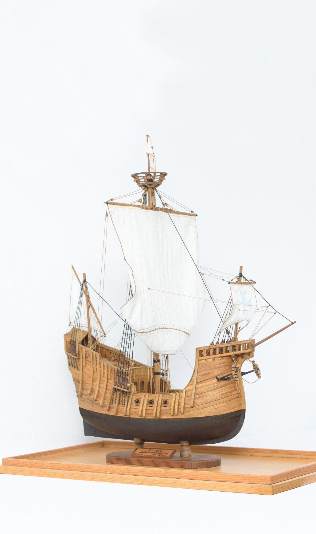 Ragusian Cog 3D Wooden Ship
