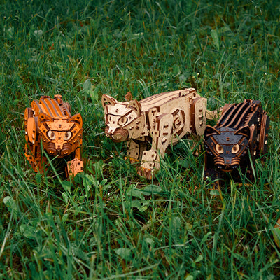 Wild Cat 3D Wooden Puzzle