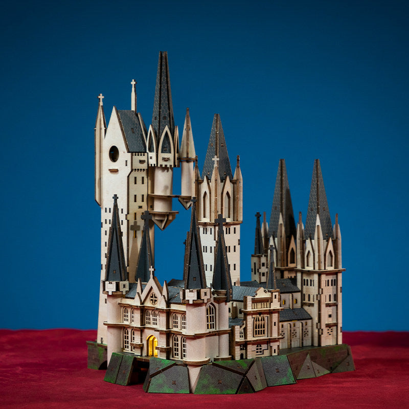 Puremind Magic Castle 3D Wooden Puzzle