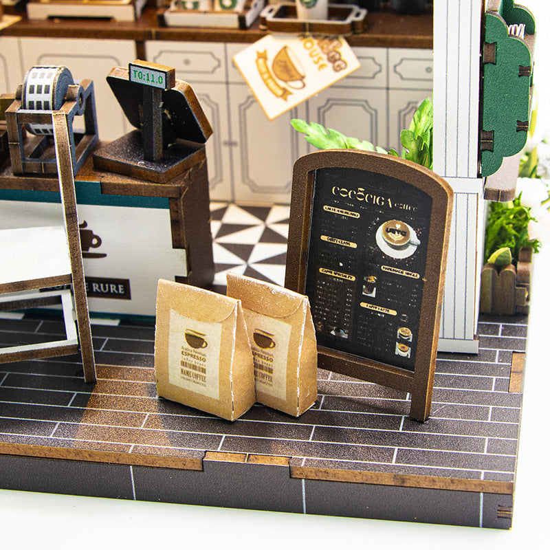 Coffee Rure DIY Miniature House