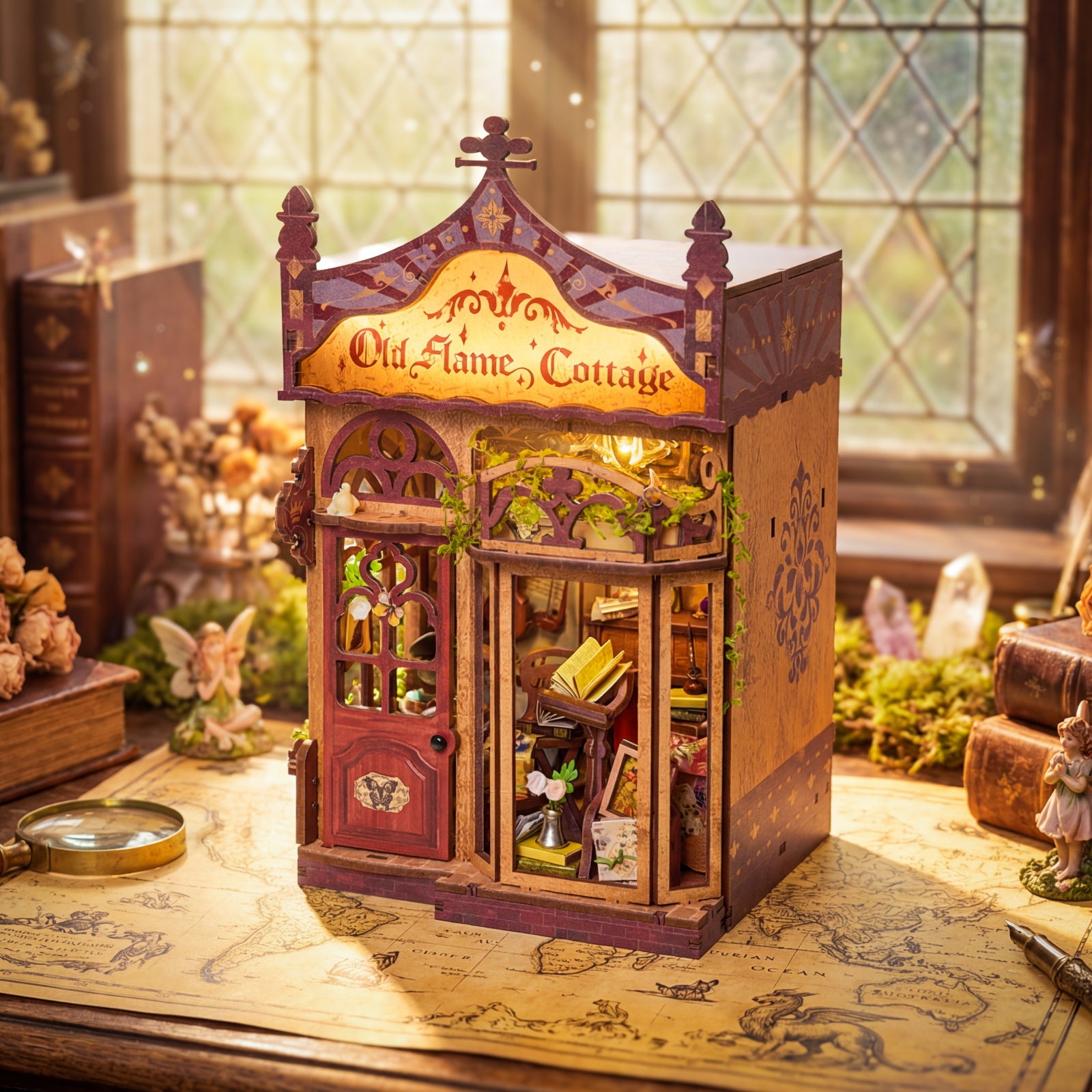 Old Flame Cottage DIY Book Nook