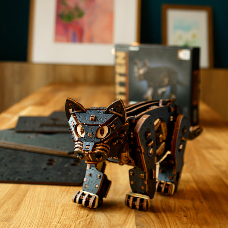 Wild Cat 3D Wooden Puzzle