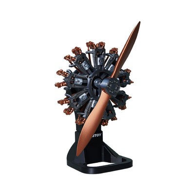 Highly Restored 9-Cylinder Radial Engine Model
