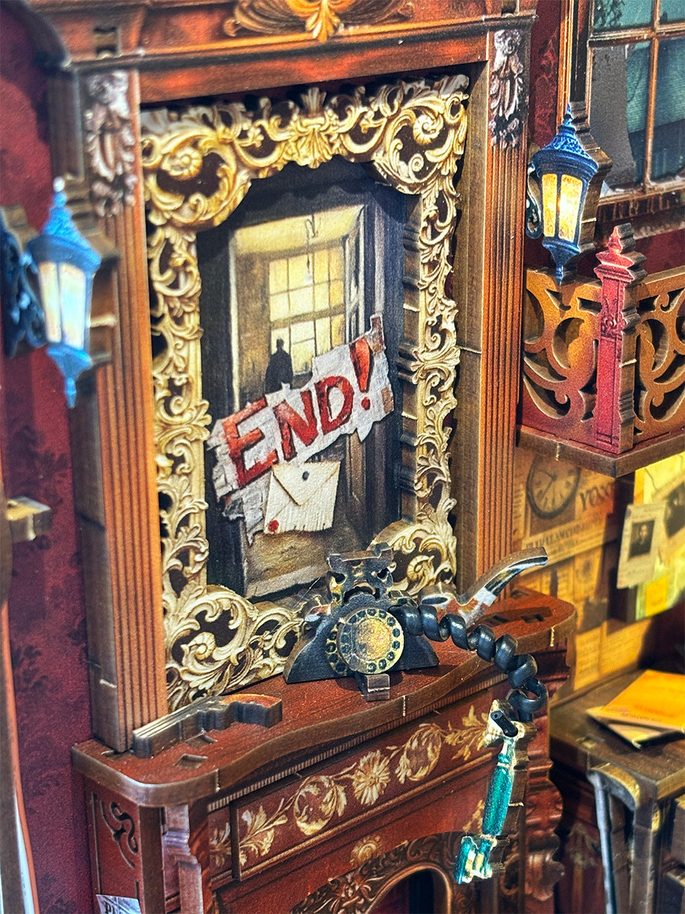 Chiming Shadows Book Nook