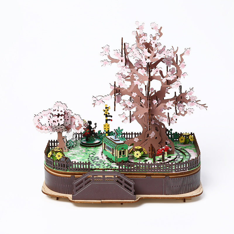 Sakura Tree 3D Wooden Puzzle