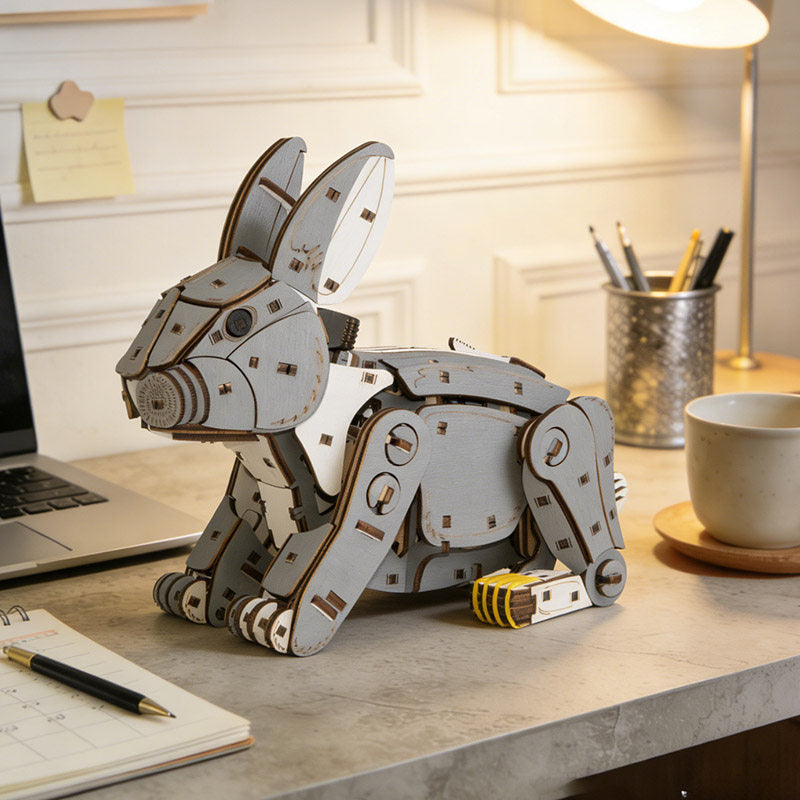 Mechanical Rabbit 3D Wooden Puzzle