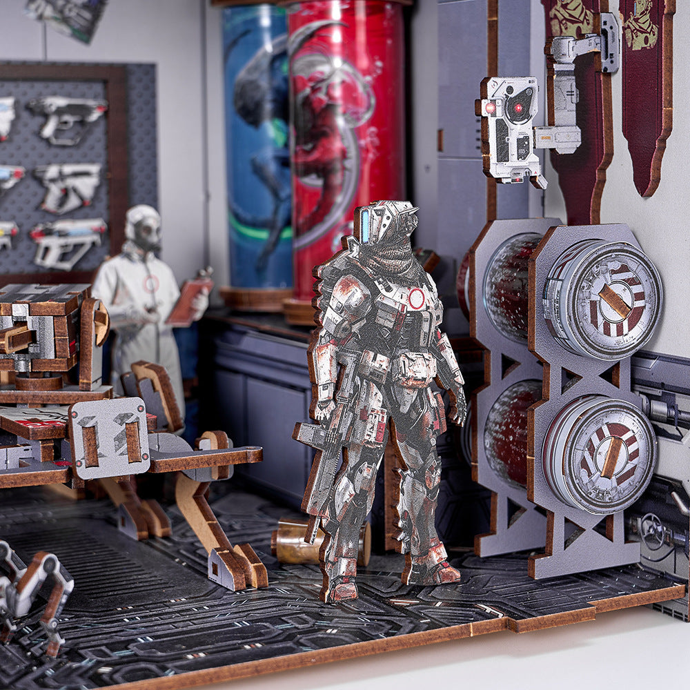 International Space Station Book Nook