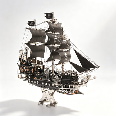 Pirate Ship 3D Metal Model