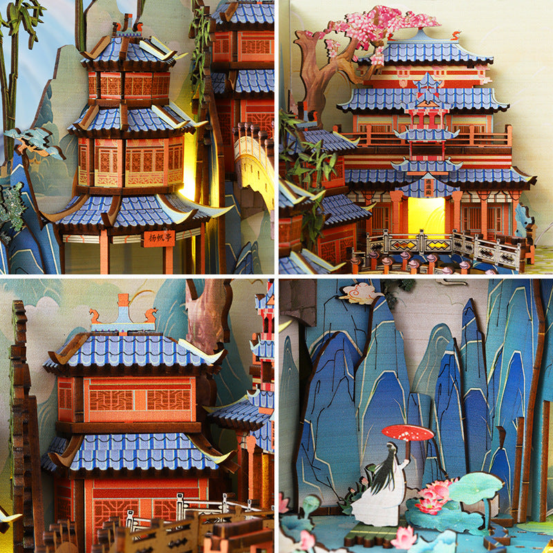 Penglai Fairy Island DIY Book Nook