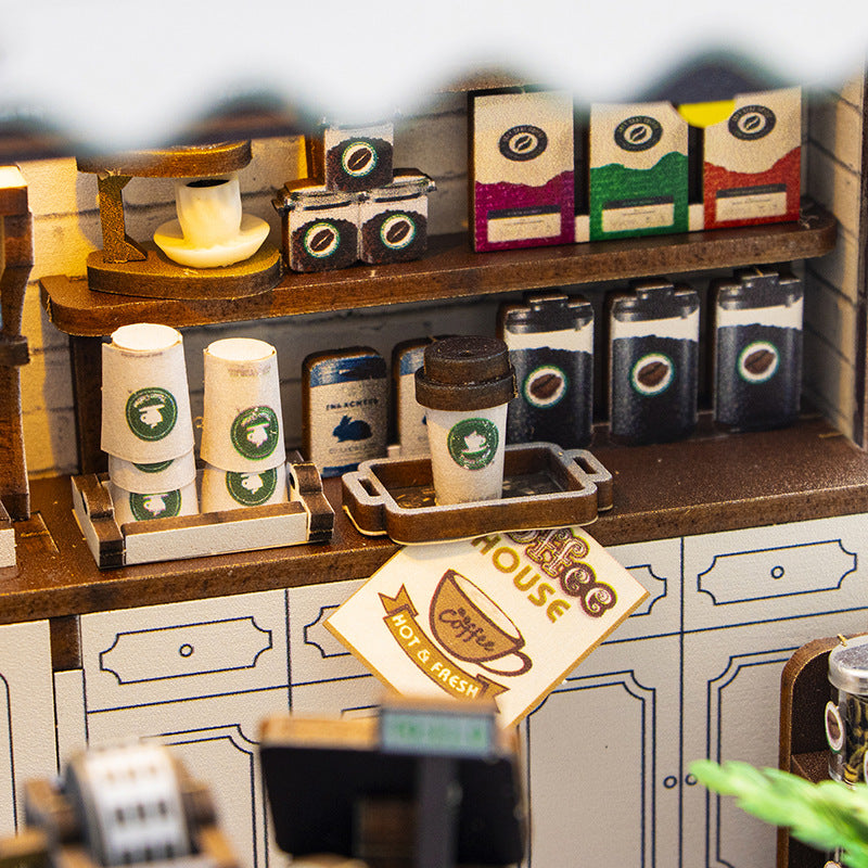 Coffee Rure DIY Miniature House