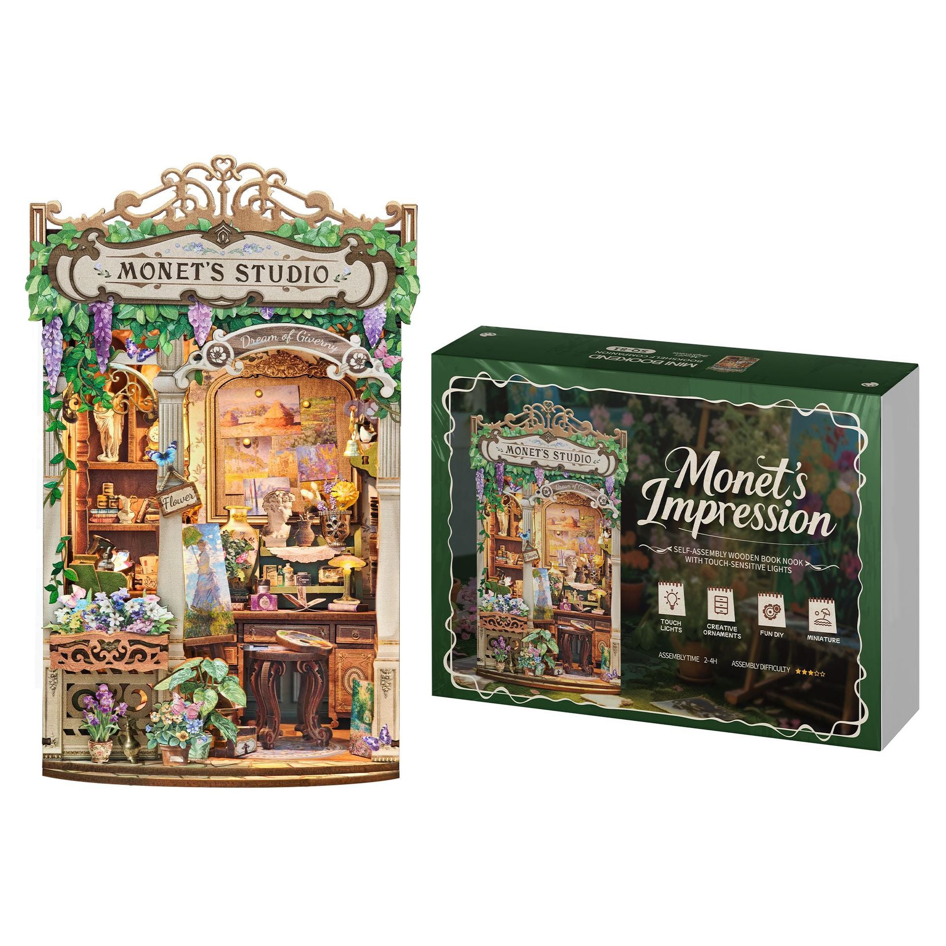 Monet's Impression DIY Book Nook – surplusfun